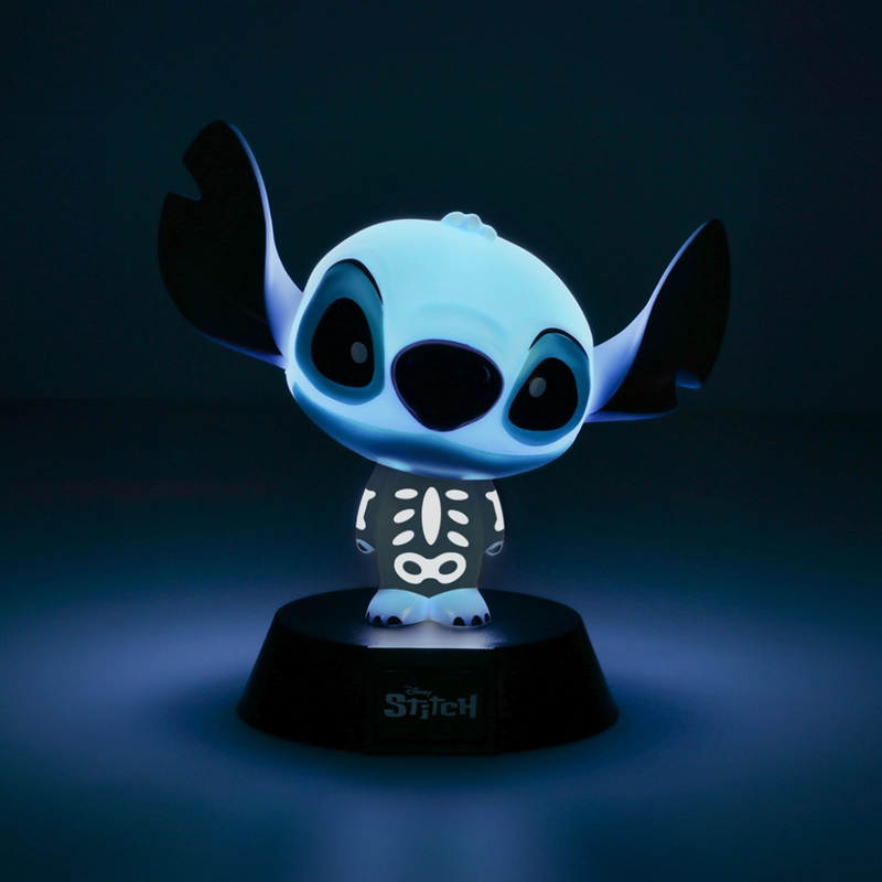 Lampă de noapte Paladone Stitch Skeleton Icon Alb, Alb Rece, Alb Cald