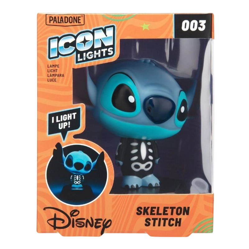 Lampă de noapte Paladone Stitch Skeleton Icon Alb, Alb Rece, Alb Cald