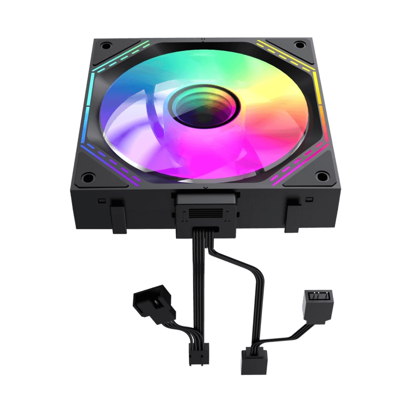 Ventilator PC Gamemax FN12A-S3I-R 120 mm Negru