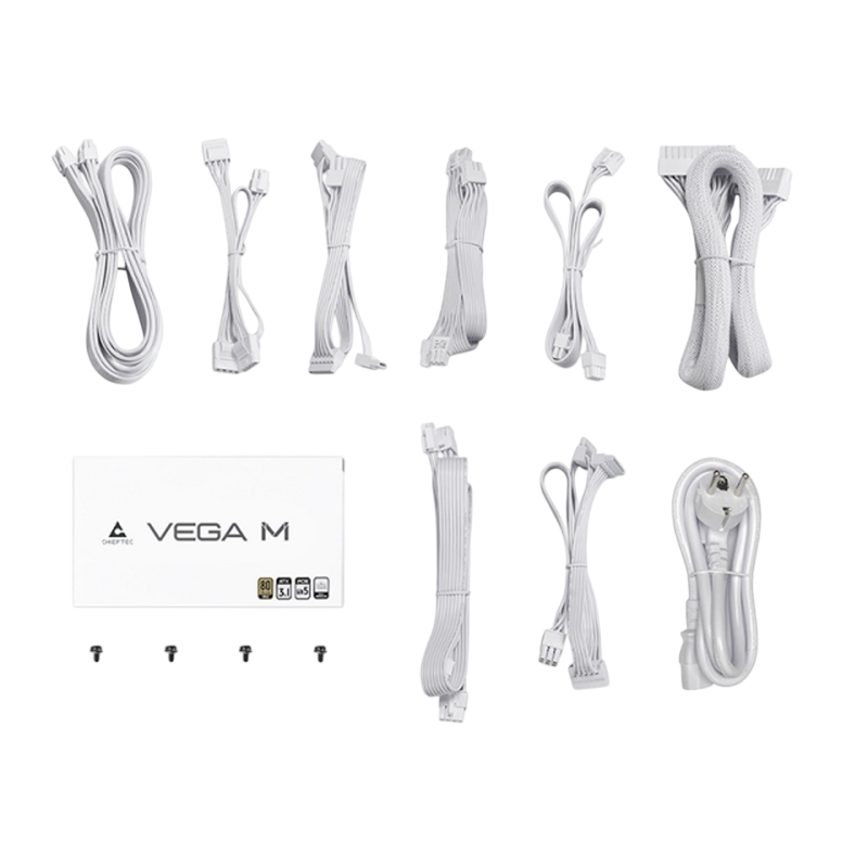 Sursă Alimentare PC Chieftec PPG-850-CW Vega M ATX Alb