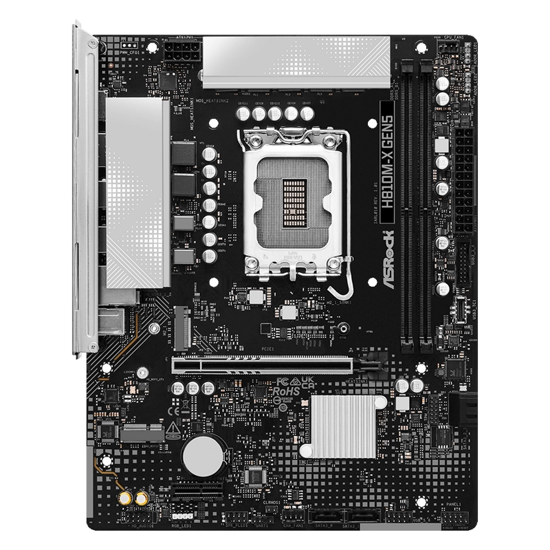 Материнская плата ASRock H810M-X GEN5 LGA1851 Micro-ATX