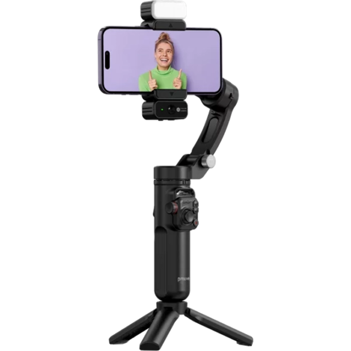 Selfie Stick Proove Vector Gimbal Negru