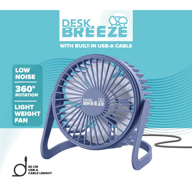 Ventilator Cellularline Desk Breeze Axial Violet