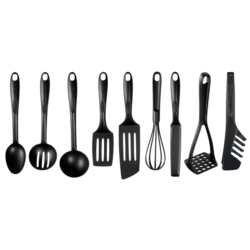 Set de ustensile de bucătărie Tefal K001S925 Bienvenue Negru