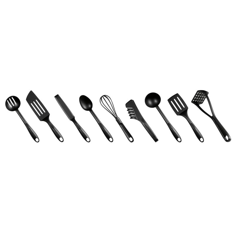 Set de ustensile de bucătărie Tefal K001S925 Bienvenue Negru