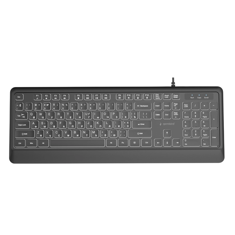 Tastatură Gembird KB-UML-04-CYRL Membrană Negru
