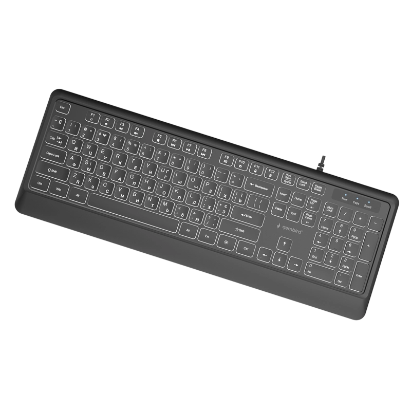 Tastatură Gembird KB-UML-04-CYRL Membrană Negru