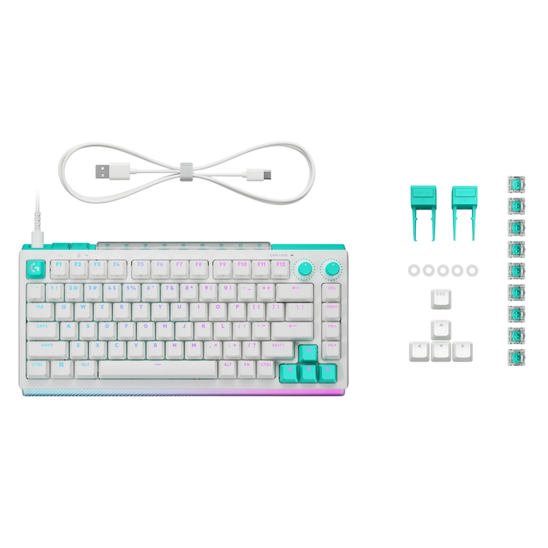 Tastatură Logitech G512 X 75 Mecanic Alb