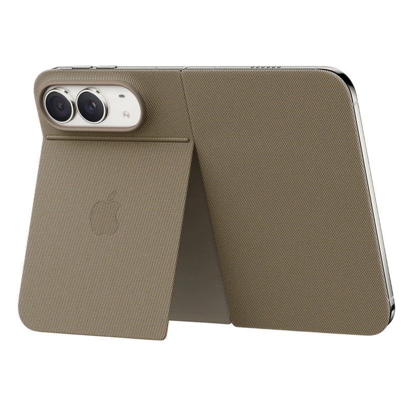 Husă tip carte Apple iPhone Duo Folio with Kickstand A3732 Taupe
