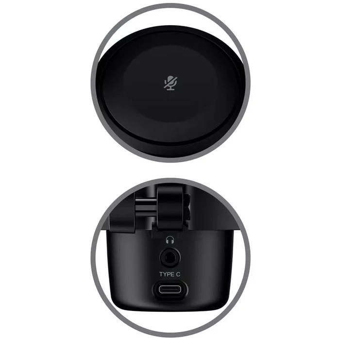 Microfon HyperX DuoCast Negru