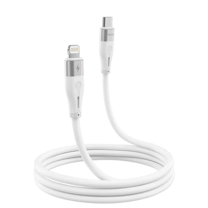 Cablu încărcare și sincronizare APC Electronic Soft Silicone Alb