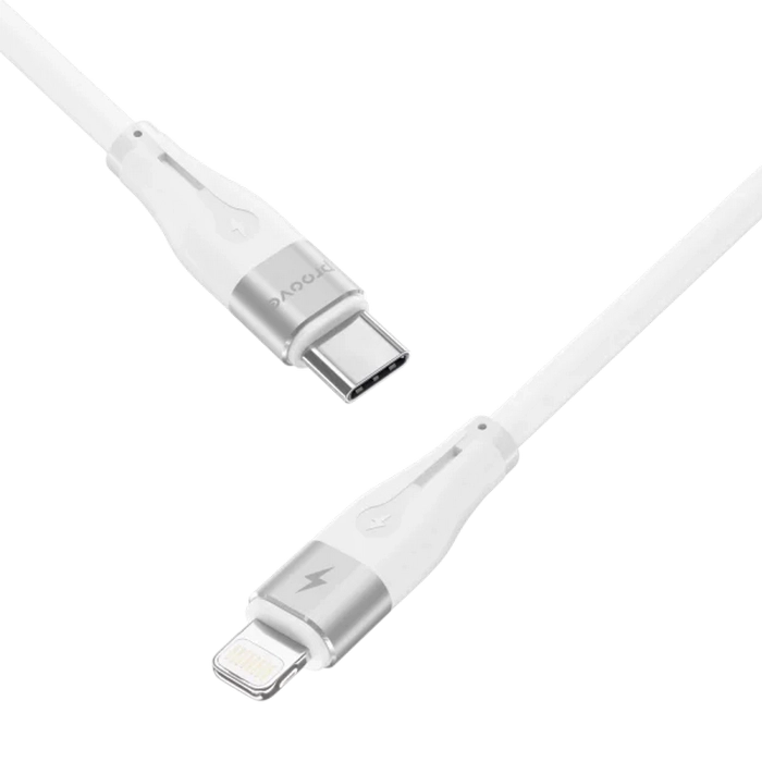 Cablu încărcare și sincronizare APC Electronic Soft Silicone Alb