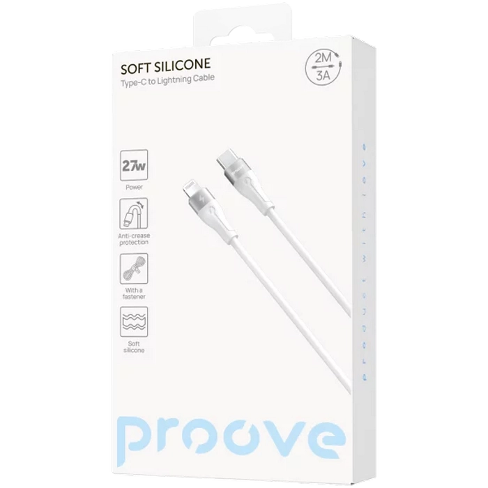 Cablu încărcare și sincronizare APC Electronic Soft Silicone Alb