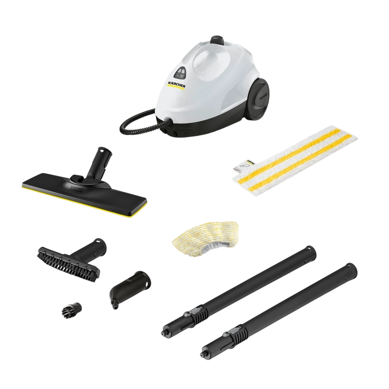 Aparat de curățat cu abur Karcher SC 2 EasyFix + Laveta EasyFix Alb
