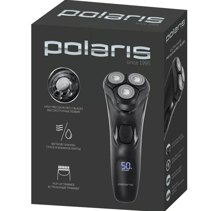 Aparat de ras electric Polaris PMR 0415R Negru