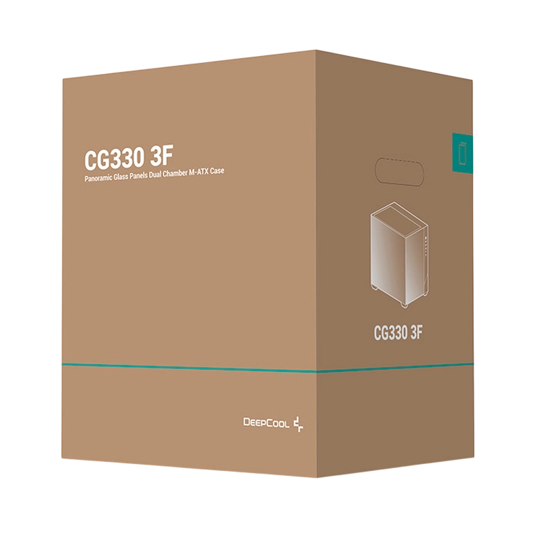 Carcasă PC Deepcool CG330 3F Midi-Tower Negru