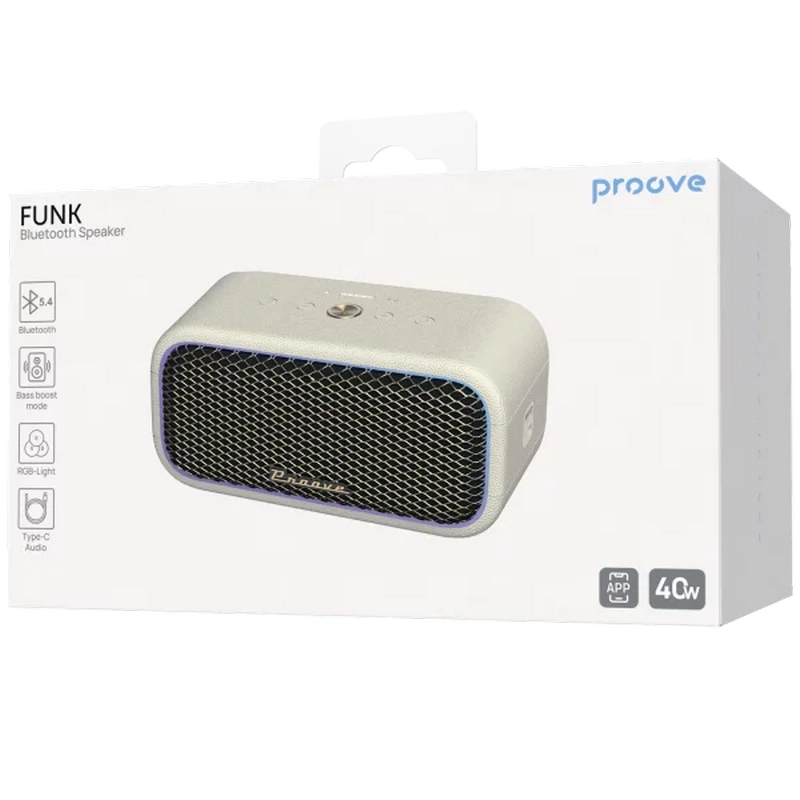 Boxă portabilă Proove Funk Bej