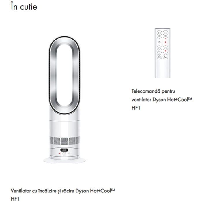 Ventilator Dyson Hot + Cool AM15 Radial (coloană) Alb