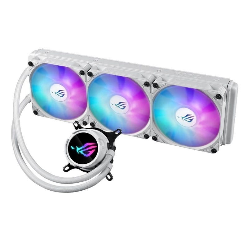 Кулер для процессора ASUS ROG STRIX LC III 360 ARGB LCD WHT 120 мм
