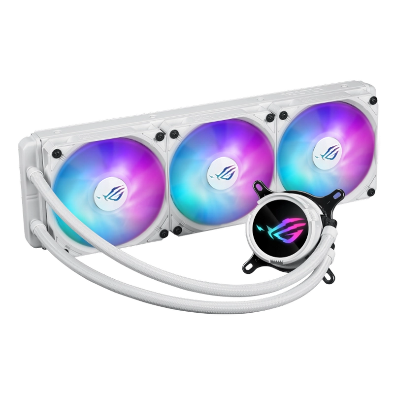 Кулер для процессора ASUS ROG STRIX LC III 360 ARGB LCD WHT 120 мм