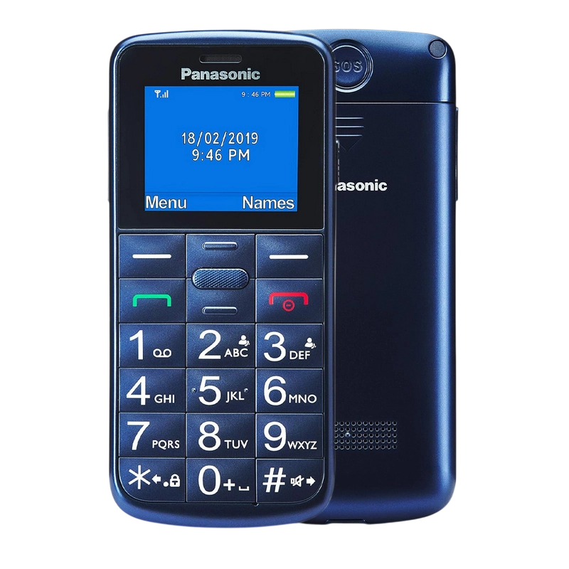 Telefon mobil Cu butoane Panasonic KX-TU110 Albastru