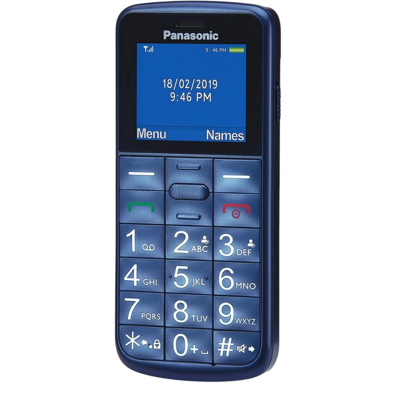 Telefon mobil Cu butoane Panasonic KX-TU110 Albastru