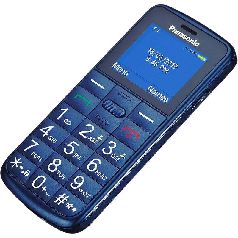 Telefon mobil Cu butoane Panasonic KX-TU110 Albastru