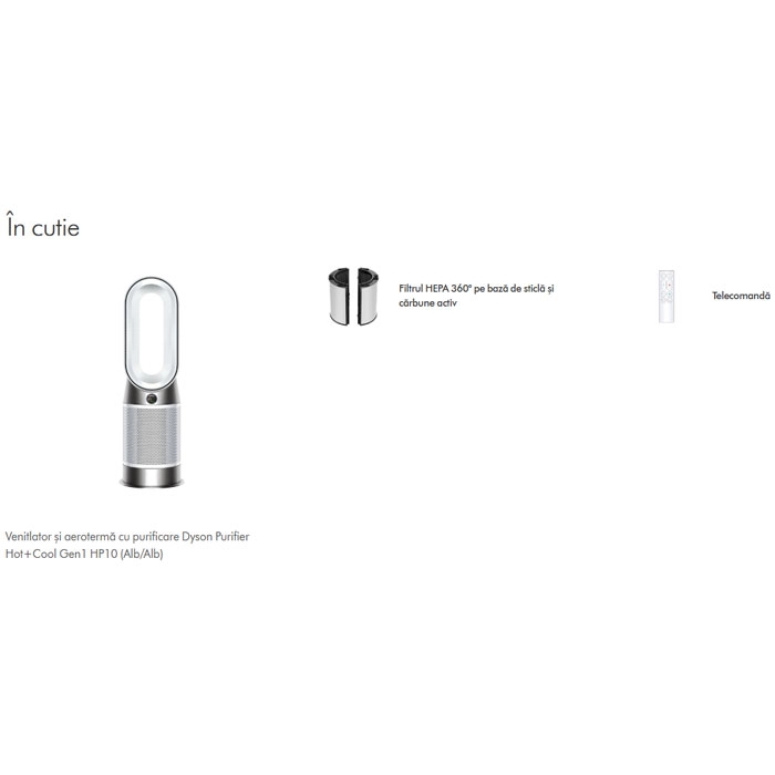 Purificator de aer Dyson HP10 Alb