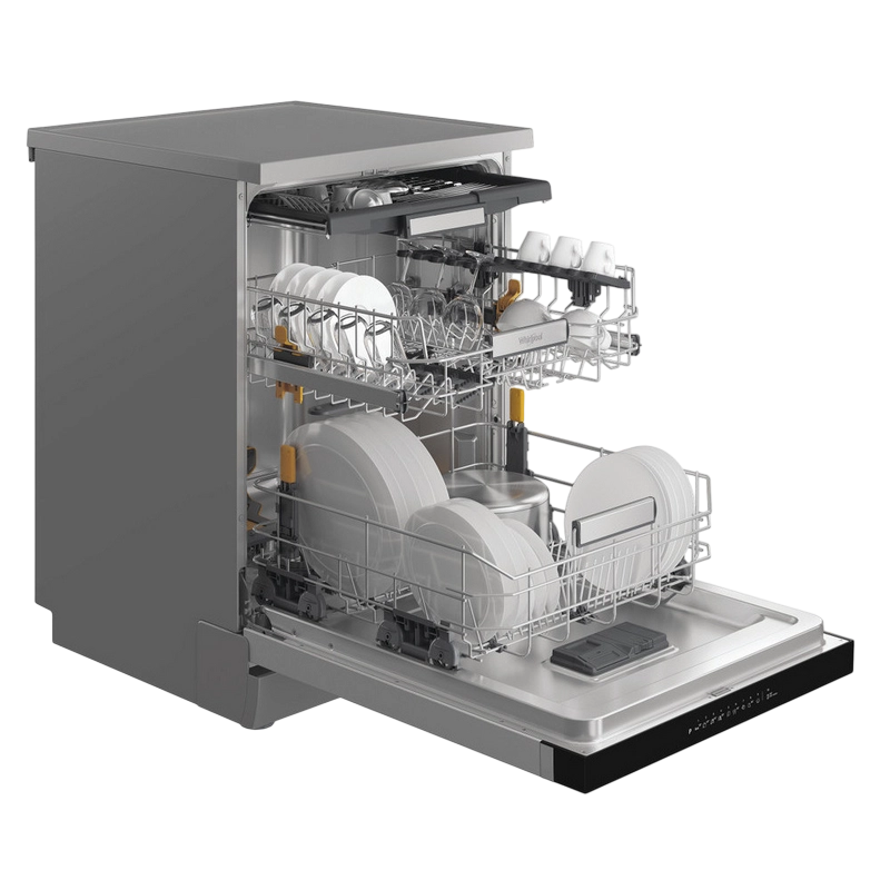 Mașină de spălat vase Whirlpool W7F HP61X Oțel inoxidabil