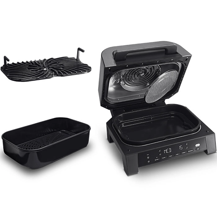 Grătar electric Ninja DG551EU Negru / Argintiu