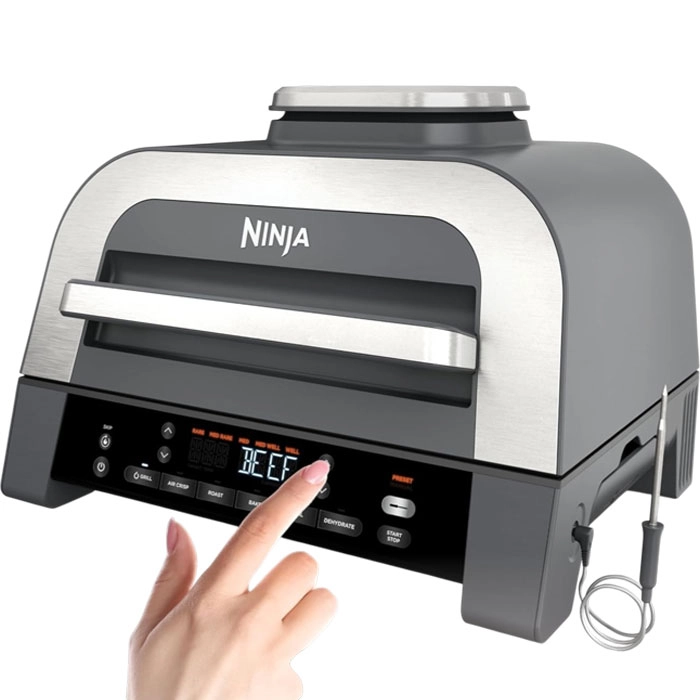 Grătar electric Ninja DG551EU Negru / Argintiu