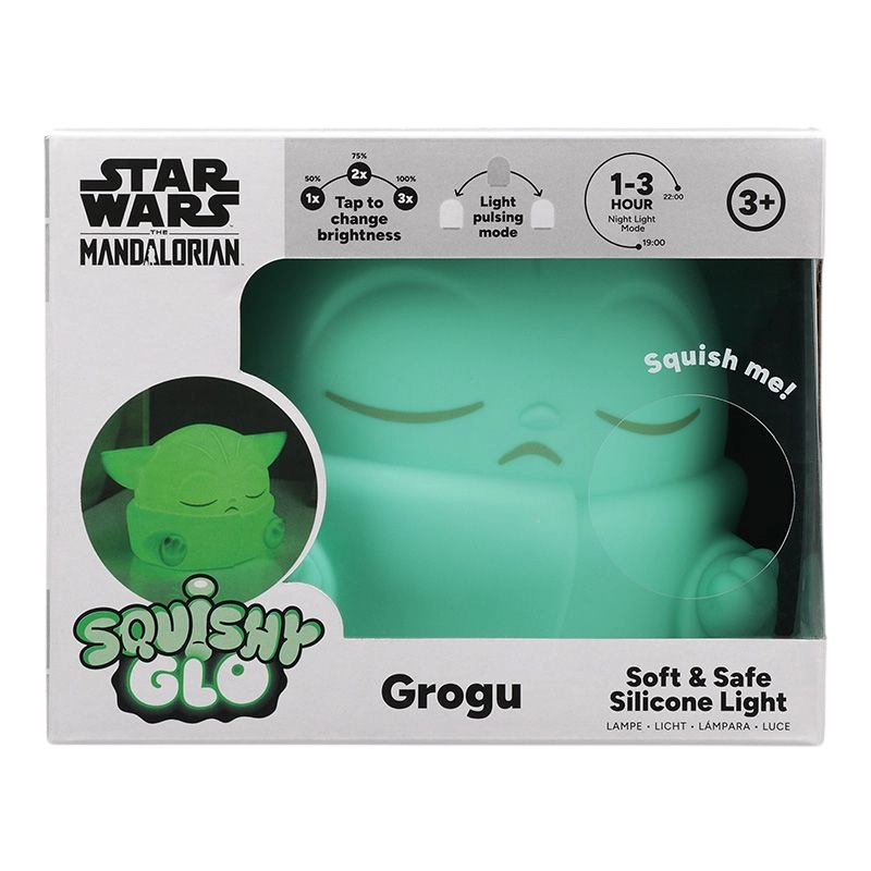 Ночник Paladone Grogu SquishyGlo Silicone Light