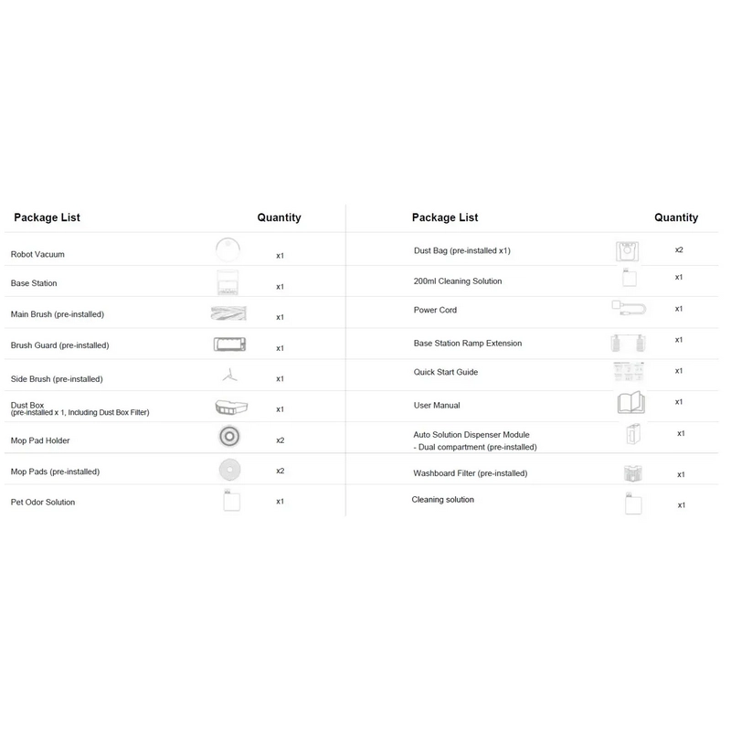 Робот-Пылесос Mova V50 Ultra Черный