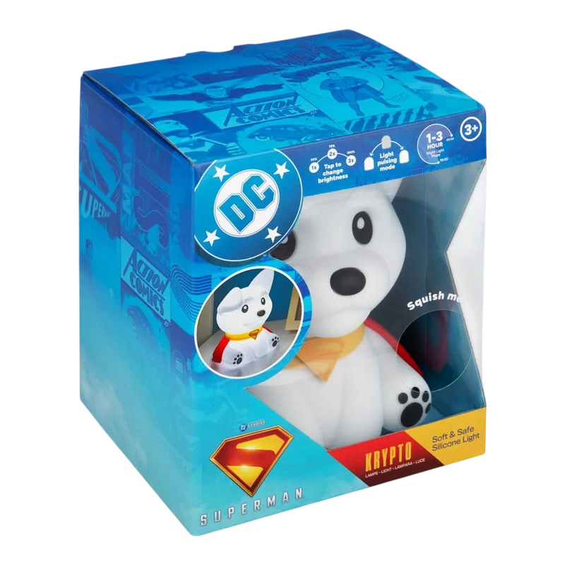 Lampă de noapte Paladone Krypto SquishyGlo Alb, Alb Rece, Alb Cald