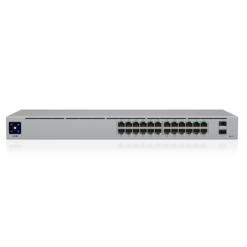 PoE коммутатор Ubiquiti USW-24-POE Серый