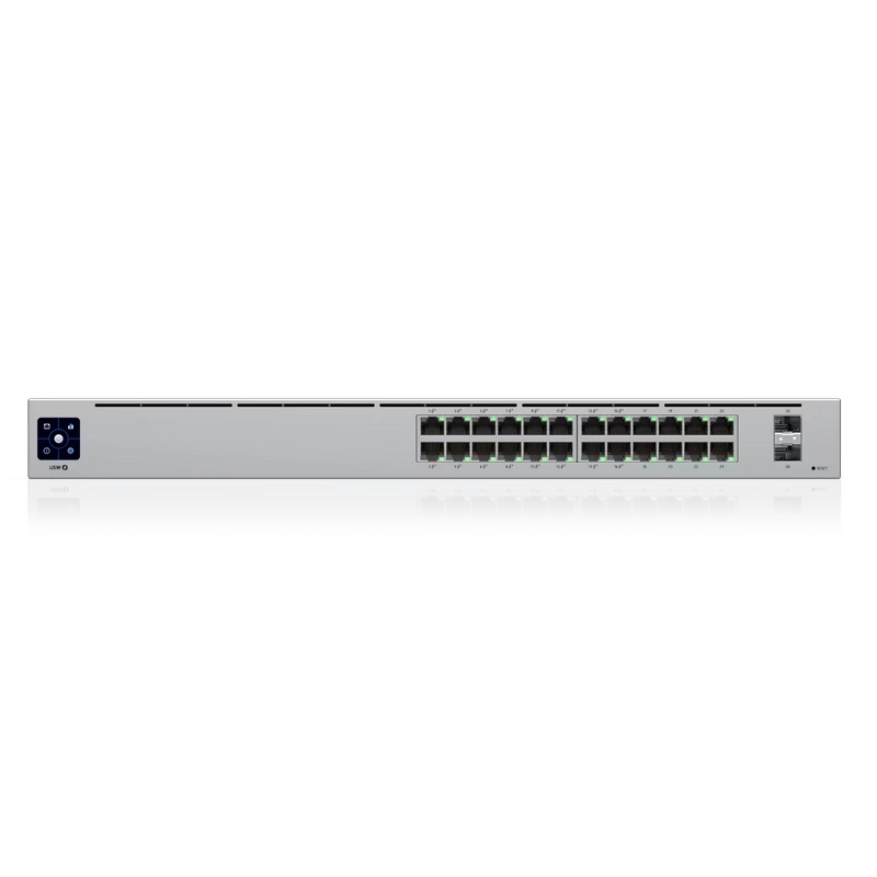 PoE коммутатор Ubiquiti USW-24-POE Серый