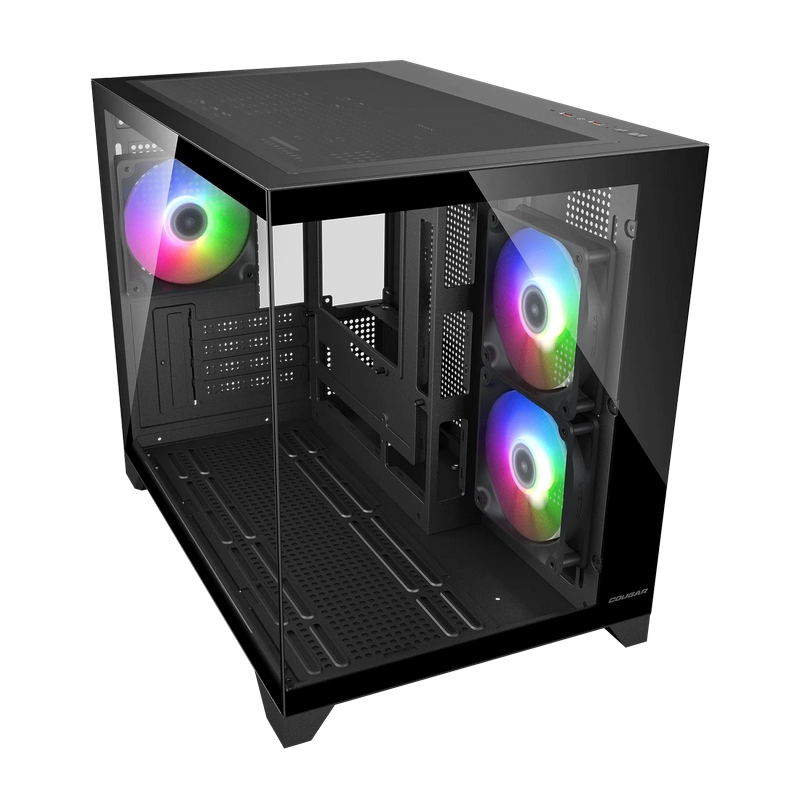 Carcasă PC Cougar FV150 Mini RGB Mini-Tower Negru