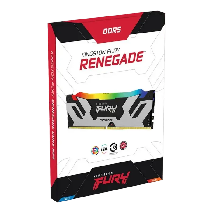 Memorie RAM Kingston FURY Renegade RGB FURY Renegade RGB 48GB Negru/Argintiu
