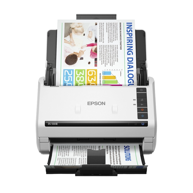 ADF, Дуплекс Epson WorkForce DS-530III A4 Белый