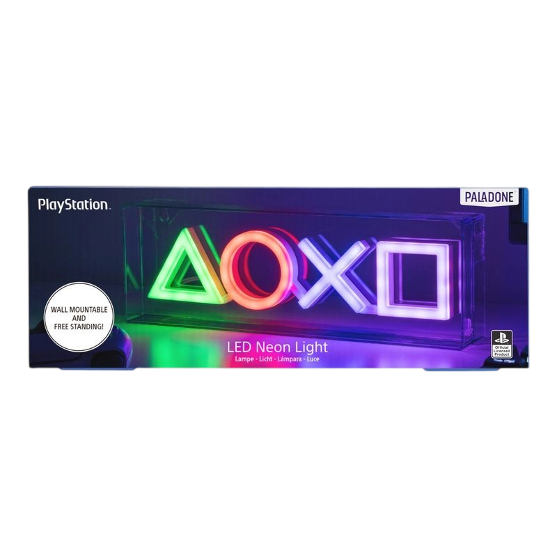Lampă de noapte Paladone Playstation LED Neon Light