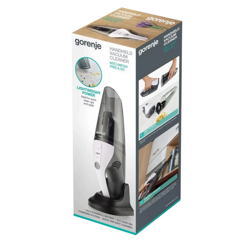 Aspirator Manual Gorenje MVC148FGW Negru