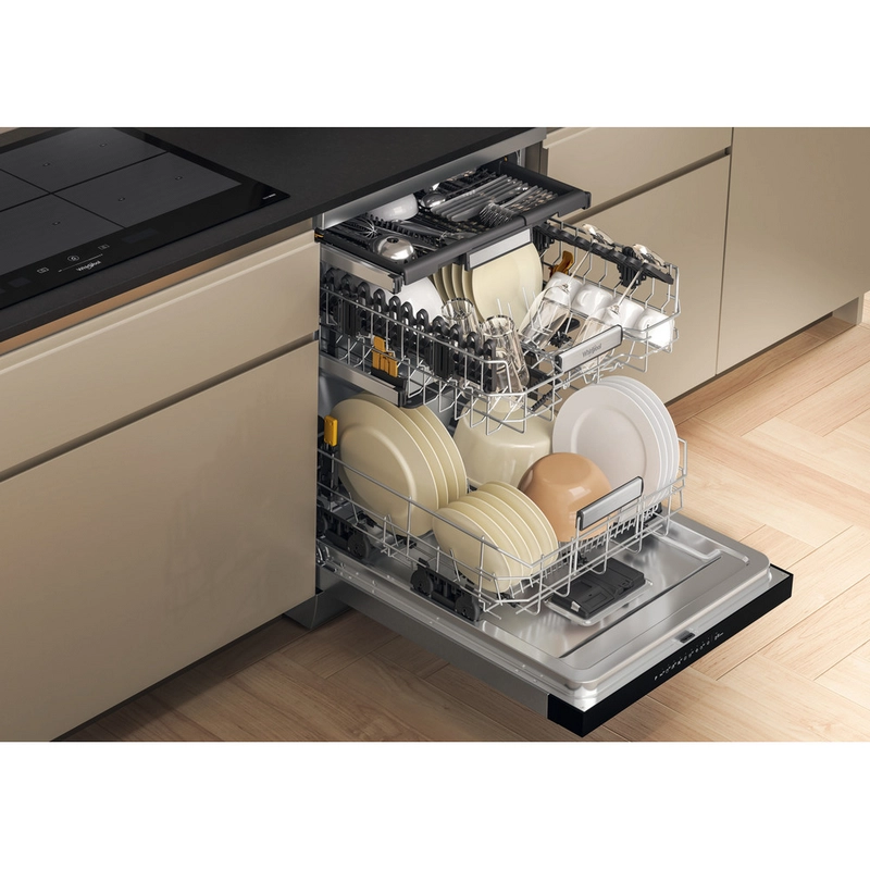Mașină de spălat vase Whirlpool W7F HP43 X Oțel inoxidabil