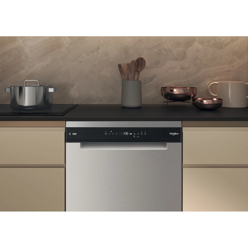 Mașină de spălat vase Whirlpool W7F HP43 X Oțel inoxidabil
