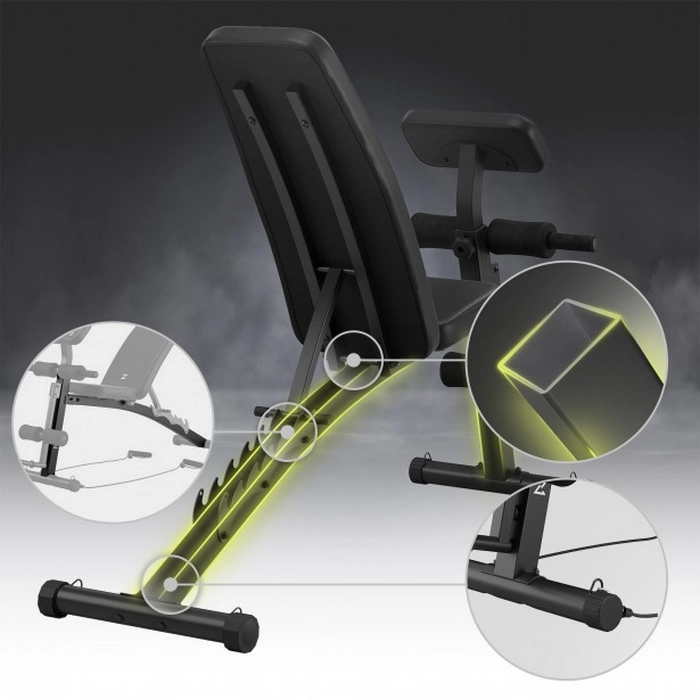 Bancă fitness Zipro Volume Negru