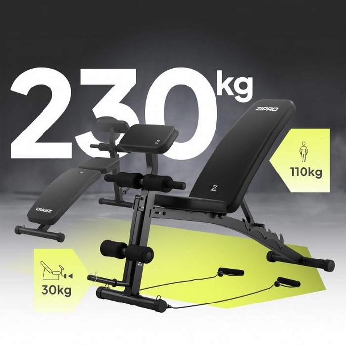 Bancă fitness Zipro Volume Negru