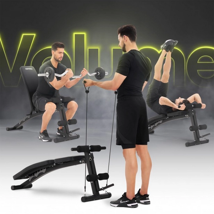 Bancă fitness Zipro Volume Negru