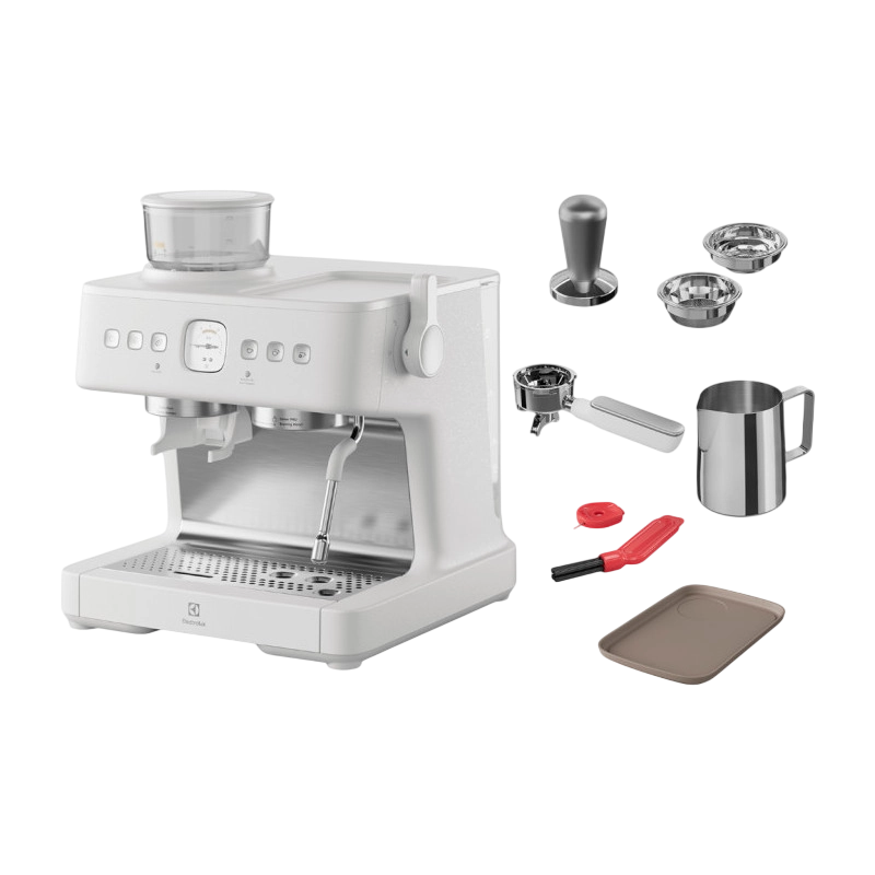 Кофеварка рожковая Electrolux E8EC1-8SW Белый