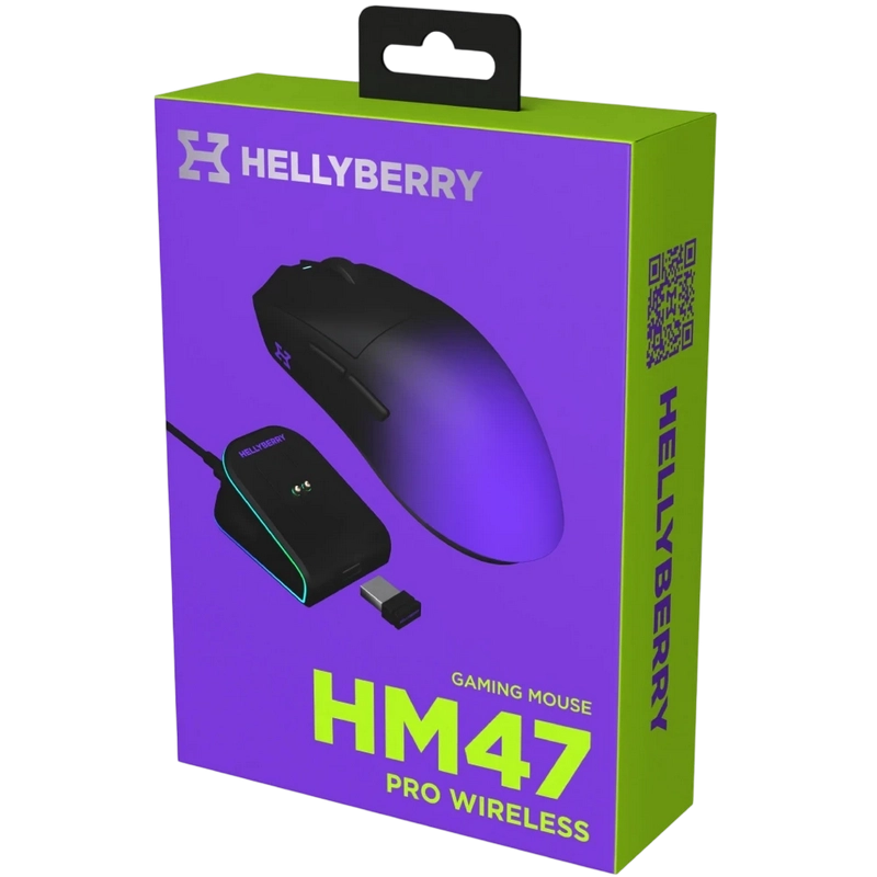 Игровая мышь HATOR Hellyberry HM47 Pro Чёрный | Фиолетовый