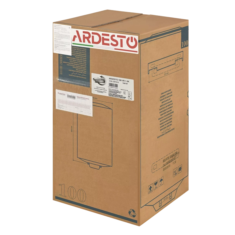 Boiler Electric Ardesto NEU NTS EU2 100 l Alb
