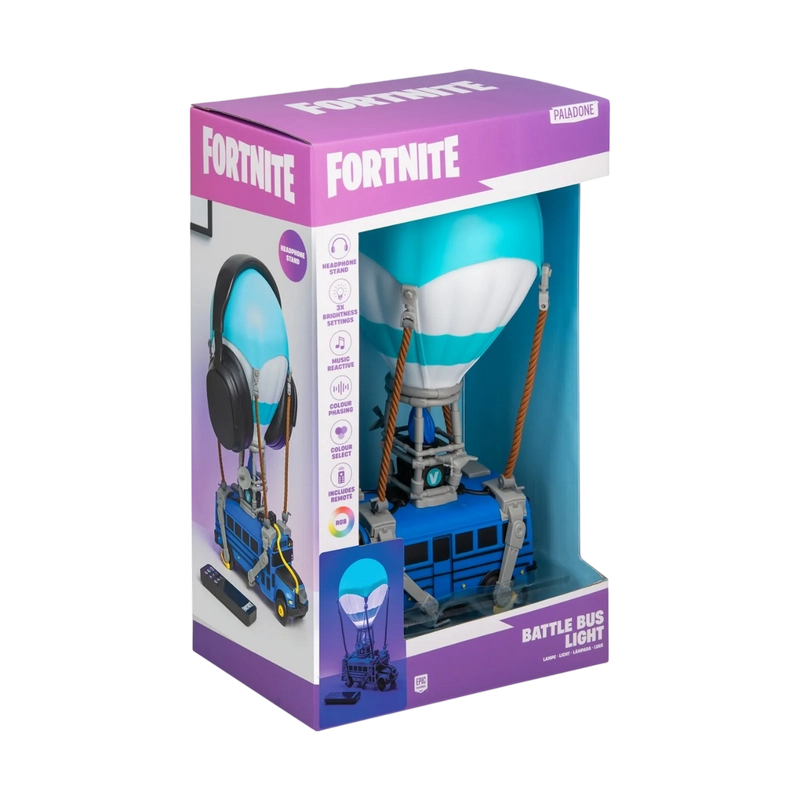 Lampă de noapte Paladone Battle Bus Diorama Light Multicolor